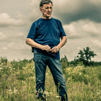 Don, photographed on the site of his former home.